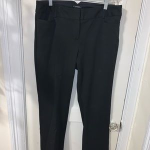 Express columnist boot cut business pants, size 10R, black